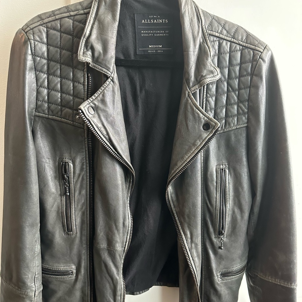 Men’s ALL SAINTS Conroy Bomber Jacket as Medium